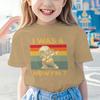 Kids Seven Year Old Cotton T-shirt Tops I Was 6 Now I'm 7 Birthday Funny 7th B-day Gift for Boy 67 Meme Birthday Cotton Tee