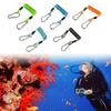 Steel Spring Coiled Lanyard Quickly Release for Cameras and Dive Light