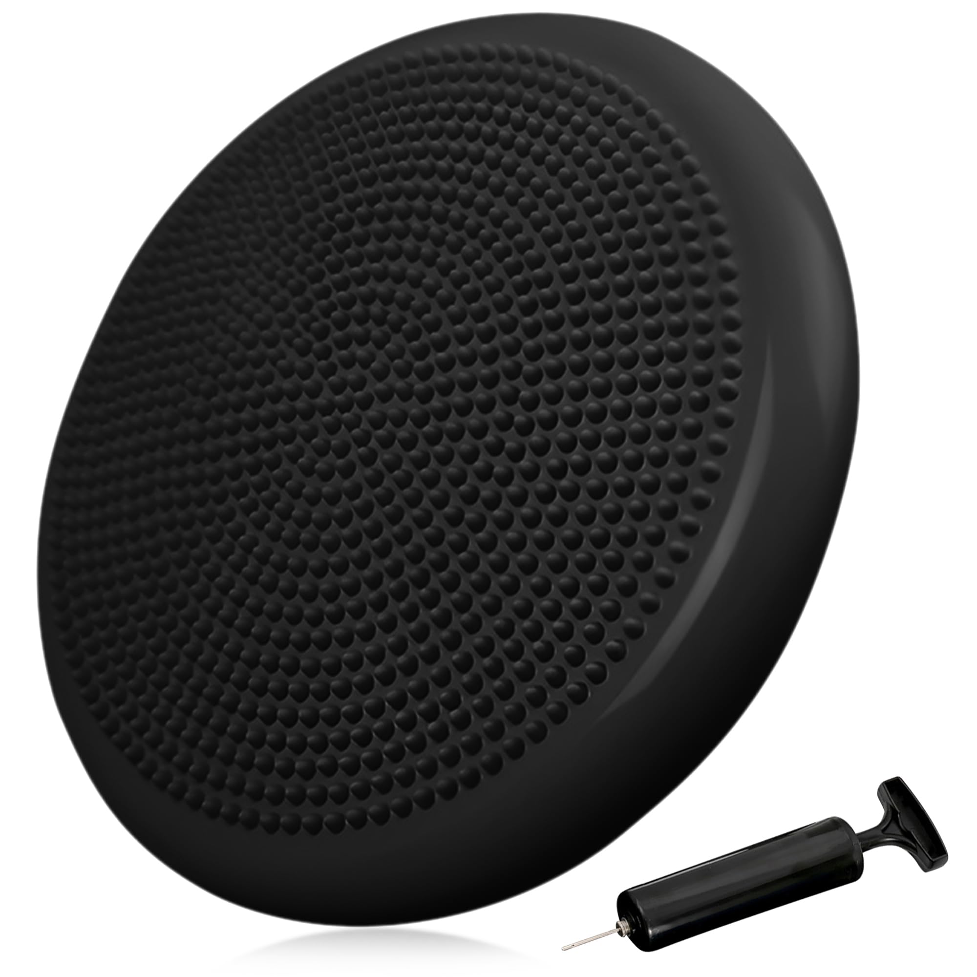 

[5 лет лучшей осанки] Балансировочный диск, Балансировочная подушка, Подушка, Поддержка корпуса, Уход за тазом, PLEAVIT, Черный