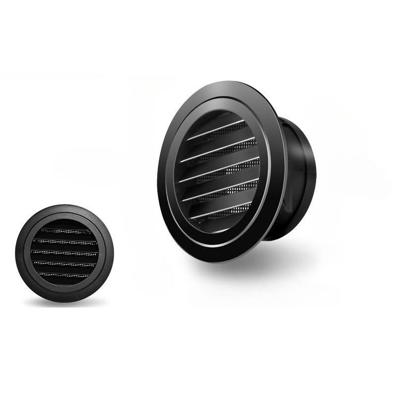 Grelha Redonda Rotativa Ajustável de ABS para Ventilação de Ar 75/100mm Ventilação de Exaustão Difusor Tampa de Ventilação de Teto Para Cozinha Banheiro