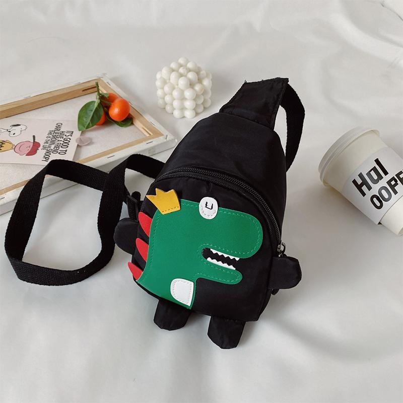Desenhos animados dinossauro crossbody bolsas meninos meninas bonito crianças peito bolsas ombro mensageiro mochila de viagem para crianças