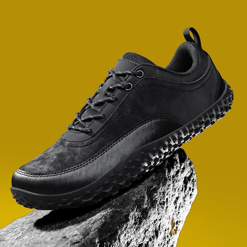 Shoes Spring Wide Casual Sneakers Non-slip Hiking Barefoot Shoes Large Size Wide Head Outdoor Couple Mountaineering Shoes