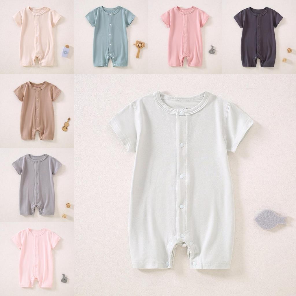 Baby Summer Sleeveless Bodysuit With Bone Free Design And Recycled Material For Newborns