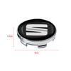 4Pcs 60MM Car Wheel Center Hub Cap Car Accessories For SEAT Leon FR Altea Ibiza Cordoba Alhambra Arona Ateca Exeo