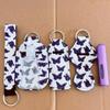 6pcs/set Travel Bottle Chapstick Lanyard Keychain Holders with Lipstick Holder Reusable Lip Balm Pouch Protective Cases