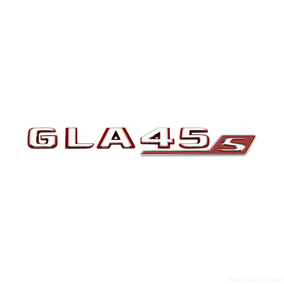 ABAL1 2024 New Style Two Tone Letters Numbers GLA35 GLA45 GLA45S Turbo 4matic+ for Car Fender Trunk Rear X156 Sticke