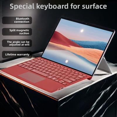 Bluetooth Keyboard for Microsoft Surface Pro 8 7 3 4 5 Backlit Wireless Magnetic GO Bluetooth Keyboard