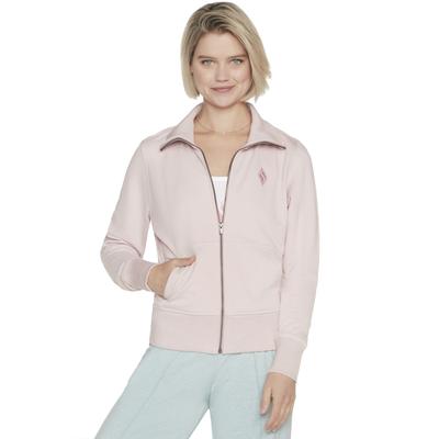 The Hoodless Hoodie Diamond Jacket, rosa Damen-Sweatshirt