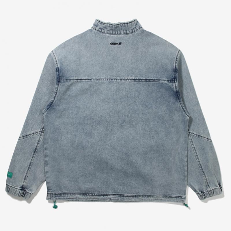Unisex Denim Anorak  Light Blue 