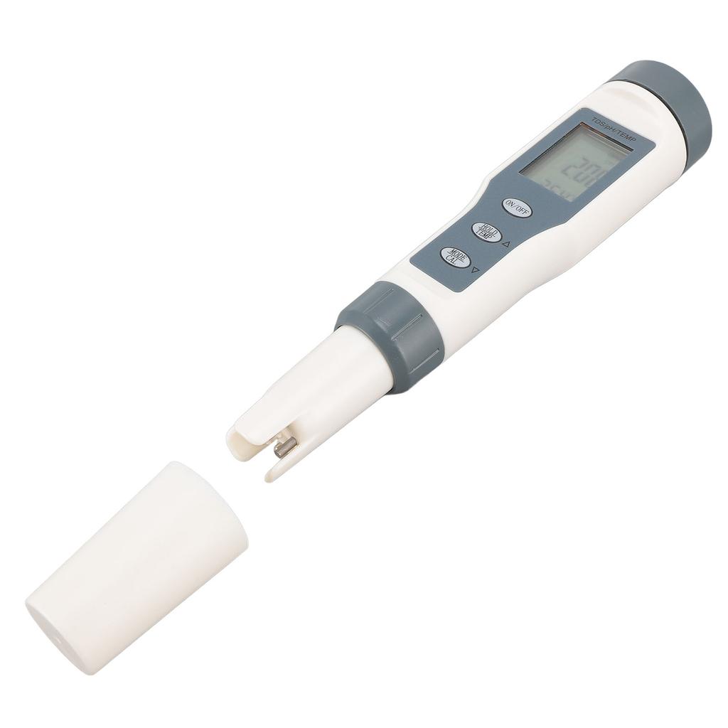 Water Salt Tester 3 In 1 Water PH TDS Temp Tester IP65 Water Resistant ATC 0.00-14.00PH for Pool Aqu