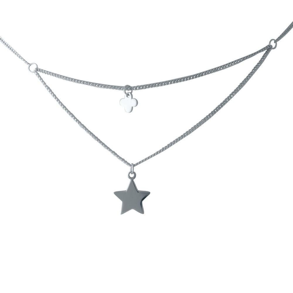 Silver Necklace Without Stones (1993705)