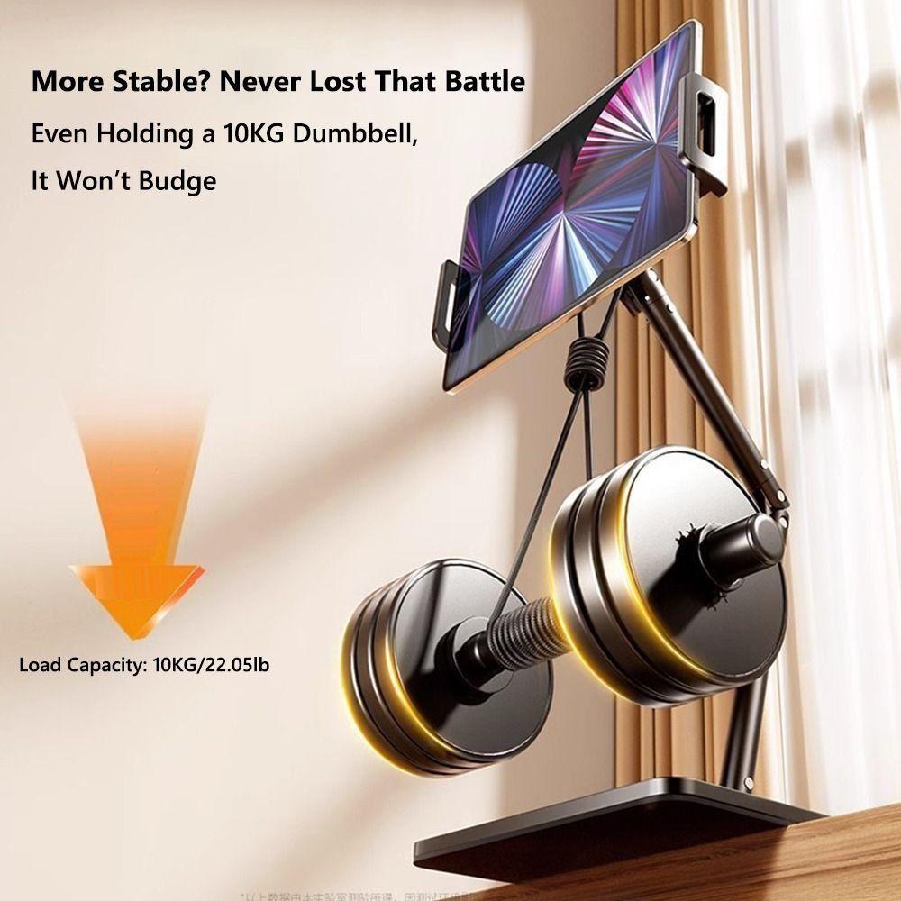Adjustable Cellphone Holder 360° Rotation Lazy Viewing Stand for Desk & Video Recording