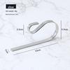 Christmas Stocking Fireplace Mantel Hooks - 6 Pack