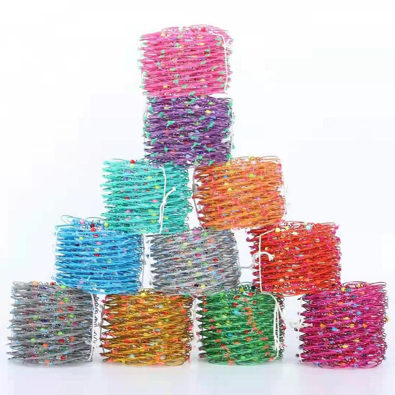 Mandala Flower Basket Toy Flexible Iron Basket Creative Handmade Magic Loop Wire Fidget Sensory Toy For Kid Christmas Party Gift