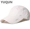 Men's hat spring and summer thin mesh breathable cap cool hat men's casual baseball cap sunscreen visor