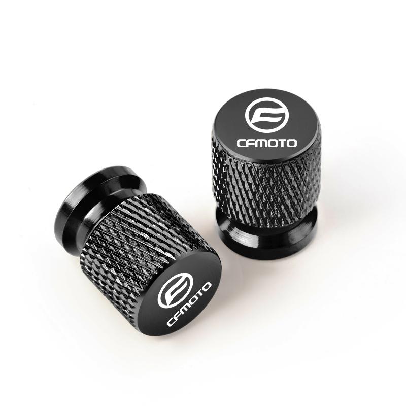 

2PCS Aluminum Wheel Tyre Valve Air Port Cover Cap For CFMOTO MT800 800MT 650MT 800 650 MT CF 650 TR-G 650TR-G Accessories чёрный