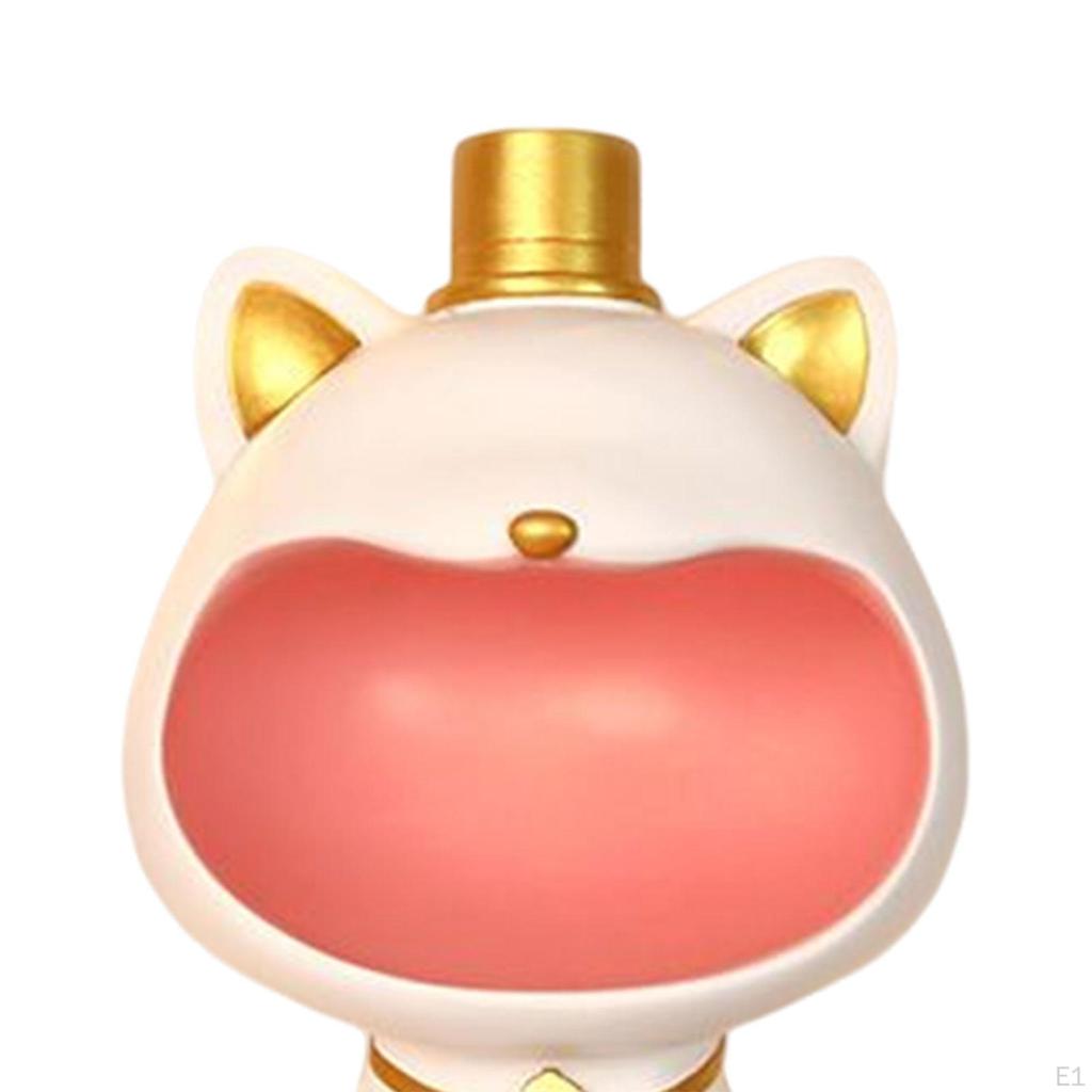 Cat Figurine Storage Box Desk Organizer Candy Nordic Statue of ,