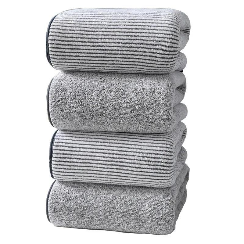 Thickened Bath Towels for The Body Microfiber Towel Soft and Absorbent Washcloths for Hand Face Bath Spa Yoga Fitness Home