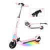 YEE GOO - Elektrischer Kinderroller, faltbar - 200W - Höhenverstellbar - Max. Geschwindigkeit 20 km/h - Vorderradfederung - Rosa