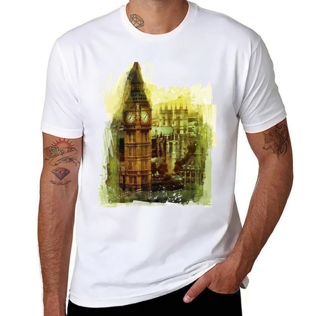 London Big Ben TShirt Soft AntiShrink Cotton Tee