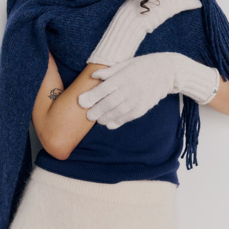 Maggie Peru Alpaca Glove (Ivory)