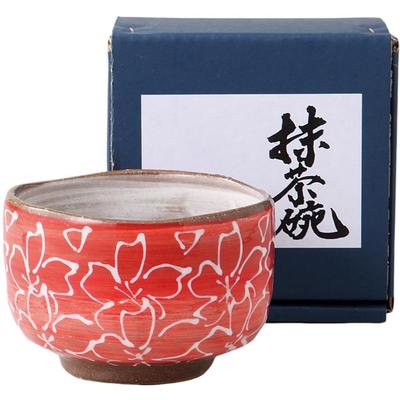 Matcha Diameter X Height Mai Sakura Mino Made In Japan Ale-net Bowl, 11.8cm 7.7cm, (Red), Ceramic, Ware,