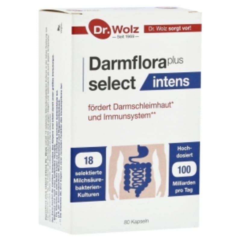 

Німецький лікар. Болц Дамфлора Плюс Селект Інтенс 80 таблеток (Лактобактерії)