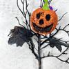 1 Stück Festivals Einzelzweig Halloween Dekoration Zweige Kunstblume Ornament Kürbis Garten