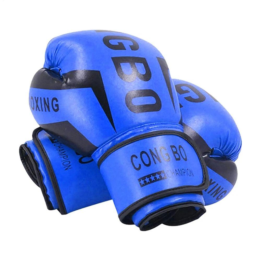 1Pair PU Leather Child Punching Gloves Breathable Training Gloves Kids Boxing Gloves  for Children