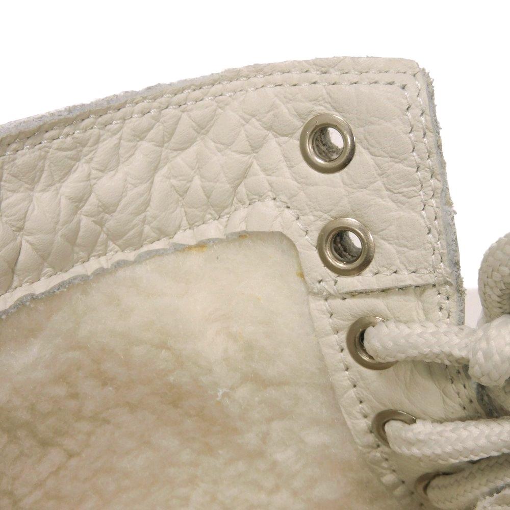 Folosit Rita Army 36" blană mediu fermoar lateral talpă tank, 11 ochi, 9,1", logo arc nefolosit, alb, pentru femei, mărimea 11690 YE80FRI