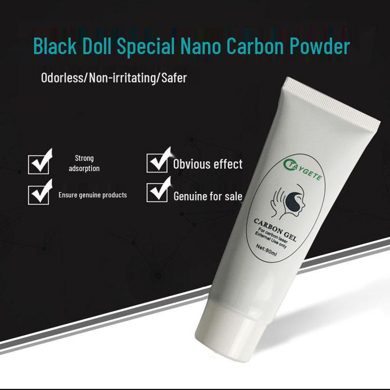 Black Doll Laser Tattoo Removal & Whitening Rejuvenation Machine with Activated Carbon Powder