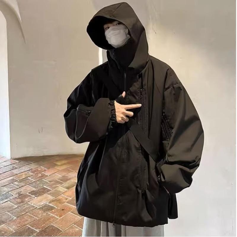 

Мужская черная молодежная модная куртка - Коллекция Весна 2024 Extra Large чёрный