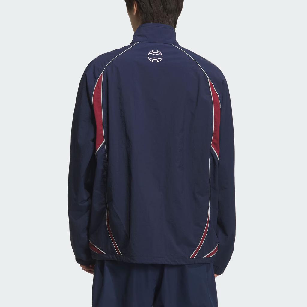 Adidas Ss25 Teamgeist Sports Loose Fit Stand Collar Long Sleeve Jacket Men Jackets KE5847