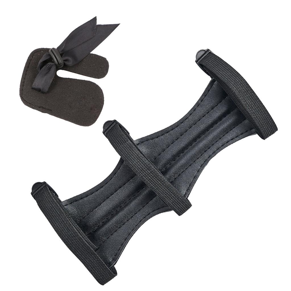 Bogenschießen Armschutz Protektor Armschutz Verstellbarer Riemen Bogenschießen Handgelenkschutz Bogenschießen Jagd Unterarm Handgelenk Protektor
