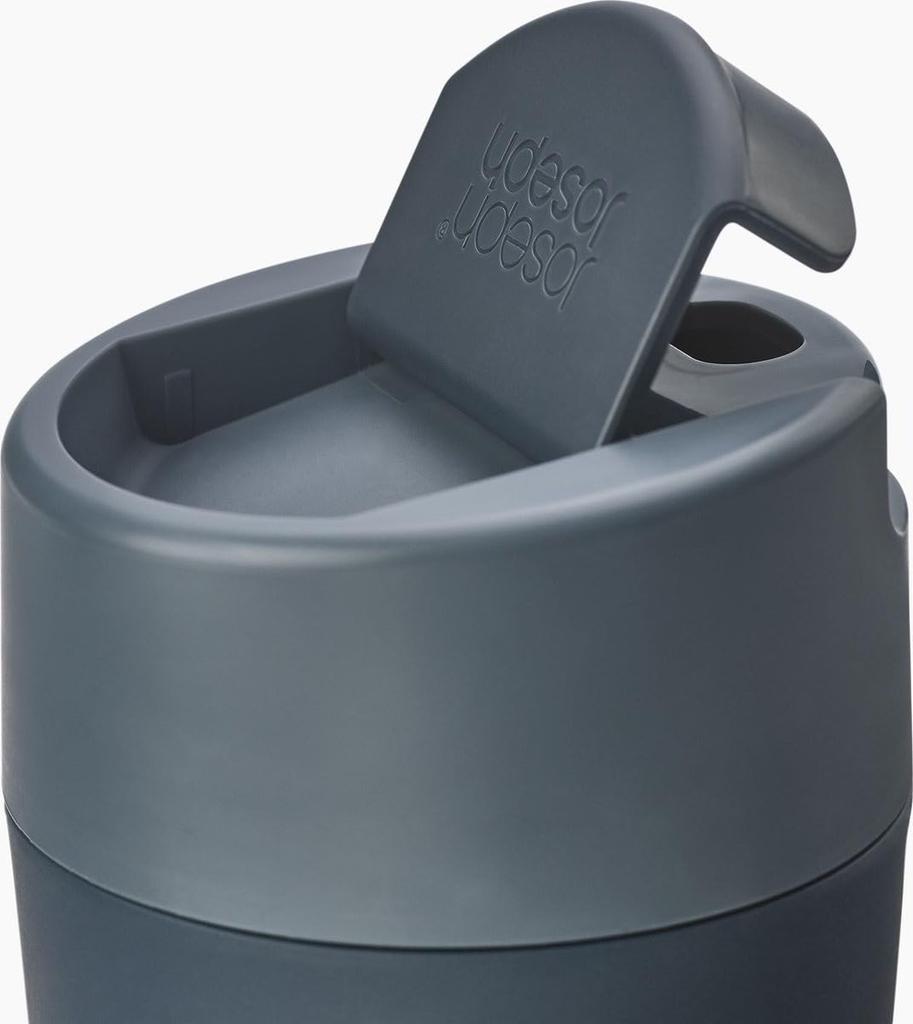 Joseph Joseph Travel Mug Blue Large Size 454ml Sipp BPA Free Dishwasher Safe Polypropylene 81132