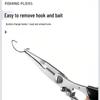 Stainless Steel Multi-Function Fishing Pliers with Line Cutter and Hook Remover