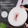 Round Mold-Proof Thick Cutting Board - Solid PE Food Grade Plastic for Kitchens