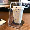 Ins wind love applies to iPhone11/12/13/14/15PRO mobile phone case Apple 16promax protective case