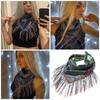 Modern Square Scarf Perfect Accessory for Nightclub Dancing and Music Festivals