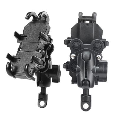 Motorcycle Phone Holder Shock Absorbing 8 Claws Fixed Mechanical Locking Phone Navigation Bracket