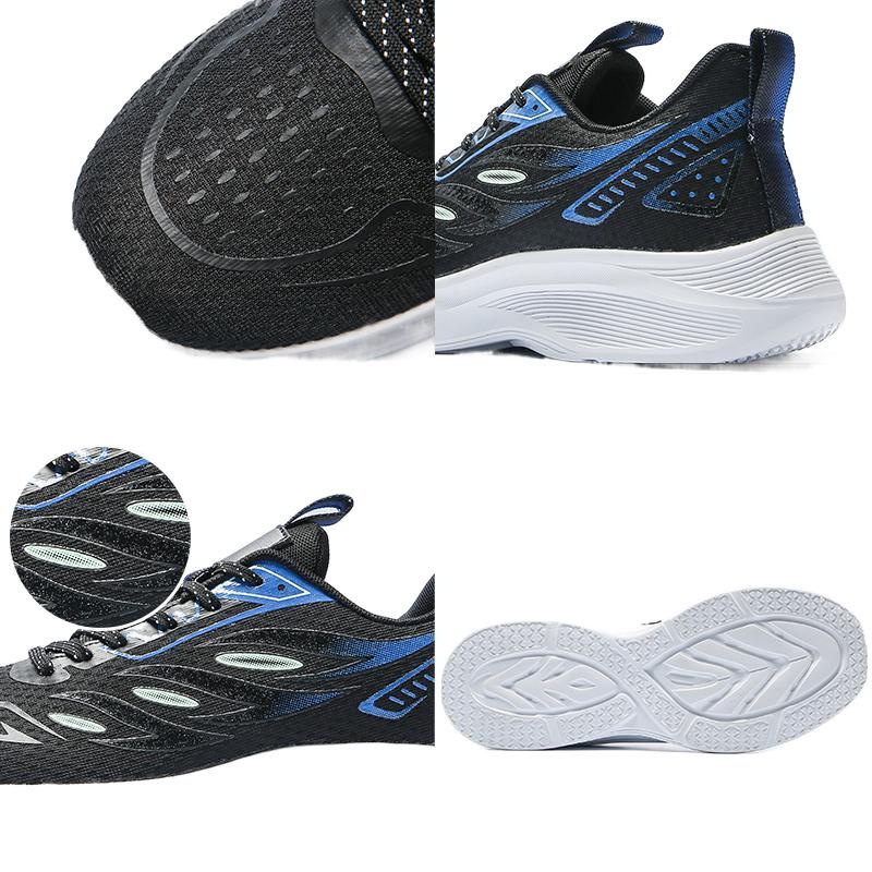 Platform casual sneakers extra large size men's four seasons new fashion Korean version trend soft sole mesh running shoes