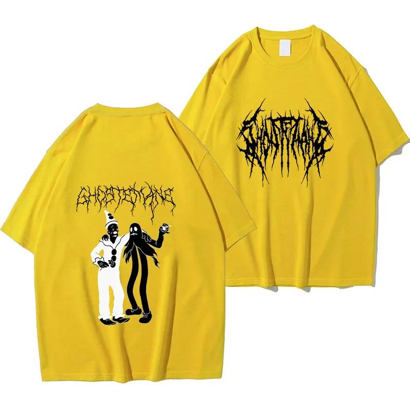Ghostemane Graphic Print Men's T-Shirt Fashion Hip Hop Metal Rock Gothic T-Shirt Streetwear Plus Size T-Shirt Men