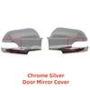 2pcs Car ABS Chrome Rearview Accessories Plated Trim 2005 2006 2008 2009 2010 2012 2013 For Hyundai Tucson Door Mirror Cover