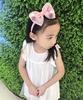 New Large Bowknot Hair Ball Hoop Fashion Simple Mesh Hair Hoop Children Headwear