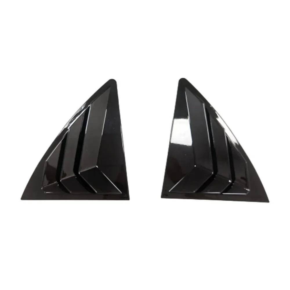 For Toyota Corolla 2007 2008 2009 2010-2013 ABS Plastic Rear Window Quarter Louver Cover Side Vent Trim Car Adhesive Accessories