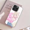 Cartoon F-FUWAMOCO Phone Case For IPhone 17 16 15 14 13 12 11 Pro Max Plus Color Shockproof Back Silver Cover