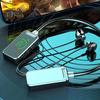 Wireless Earphone Bluetooth-compatible Hanging Neck Headset LED Display Waterproof Wireless Neckband Headphone