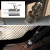 Bartoo-Universal Fitting E-VAC Scavenger Kit Exhaust Vacuum Kit With T304 Stainless Steel Vacuum Kit M18x1.5 Silver CR1019