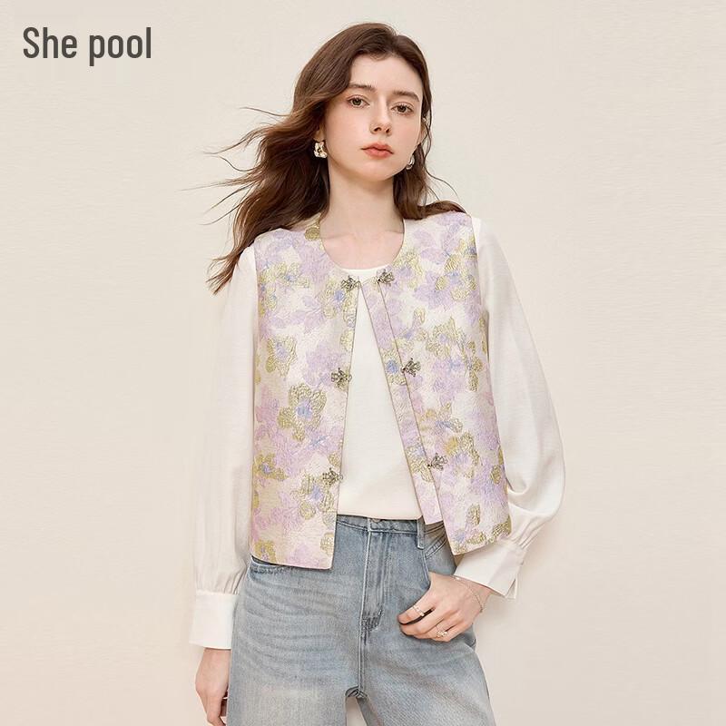 Women s New Chinese Style Jacquard Vest M