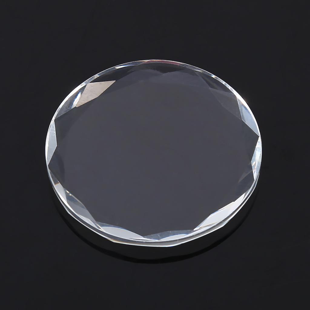 Round Crystal Eyelash Glue Holder Lash Separator Adhesive Glue Pallet Extensions